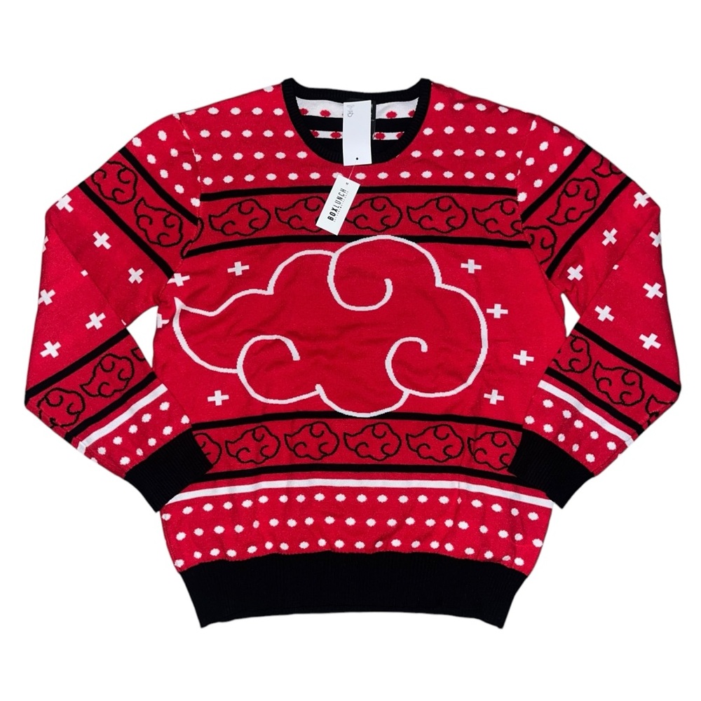Naruto Shippuden Akatsuki Cloud Holiday Sweater -  NWT
unisex size large